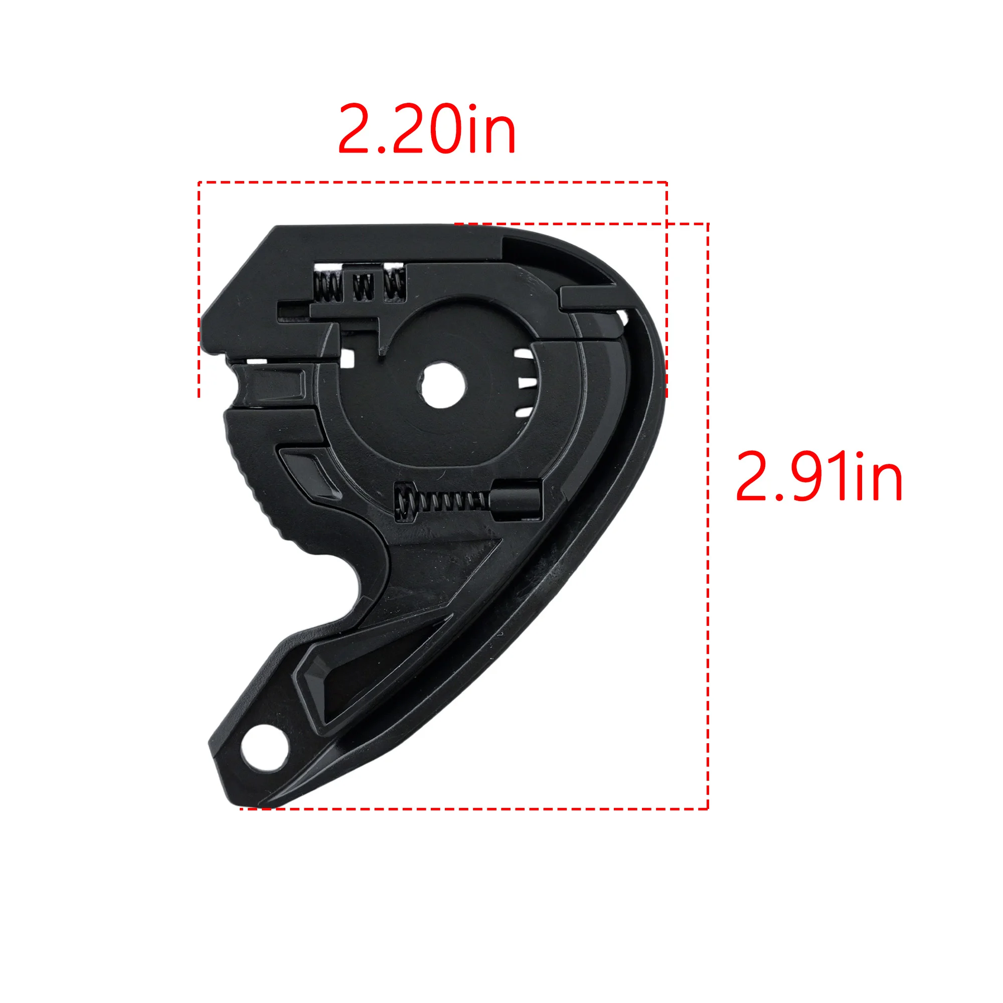 Motorradhelm-Zubehörteile C71 Helmvisier-Basisverschluss für HJC HJ34P C10 Casco Moto Mechanismus Capacete Visierschloss – Detail 3
