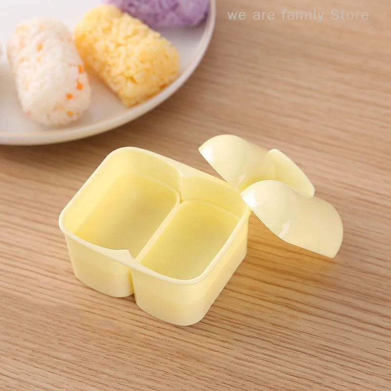 1 Set Cucina Bento Onigiri Kit di palline di riso Fai da te Sushi Maker Nuova pressa per alimenti Antiaderente Kit di sushi cilindrico Strumenti