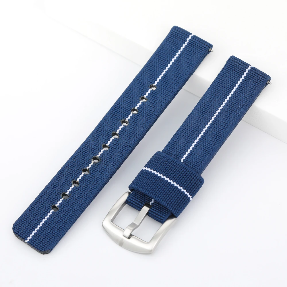 Nylon Watch Band 18mm 20mm 22mm Bracelet Elastic Watch Strap Universal Fast Release Wrist Band Belt Replacement Accessories