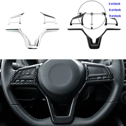 Car Steering Wheel Panel Knob Cover Trim Sticker for Nissan Xtrail T32 Rogue Note Qashqai J11 Versa Juke Micra Kicks Leaf Sentra