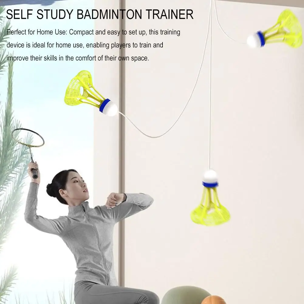 Selbststudium Badminton trainer, tragbare Übungs-Rebound-Ausrüstung, profession elles Badminton-Trainings werkzeug, eine Person kann spielen