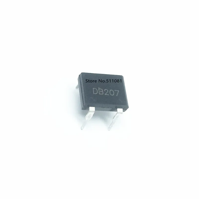 100PCS DB207 DIP-4 2A 1000V DB207S  SMD DB104 DB107 DB107S