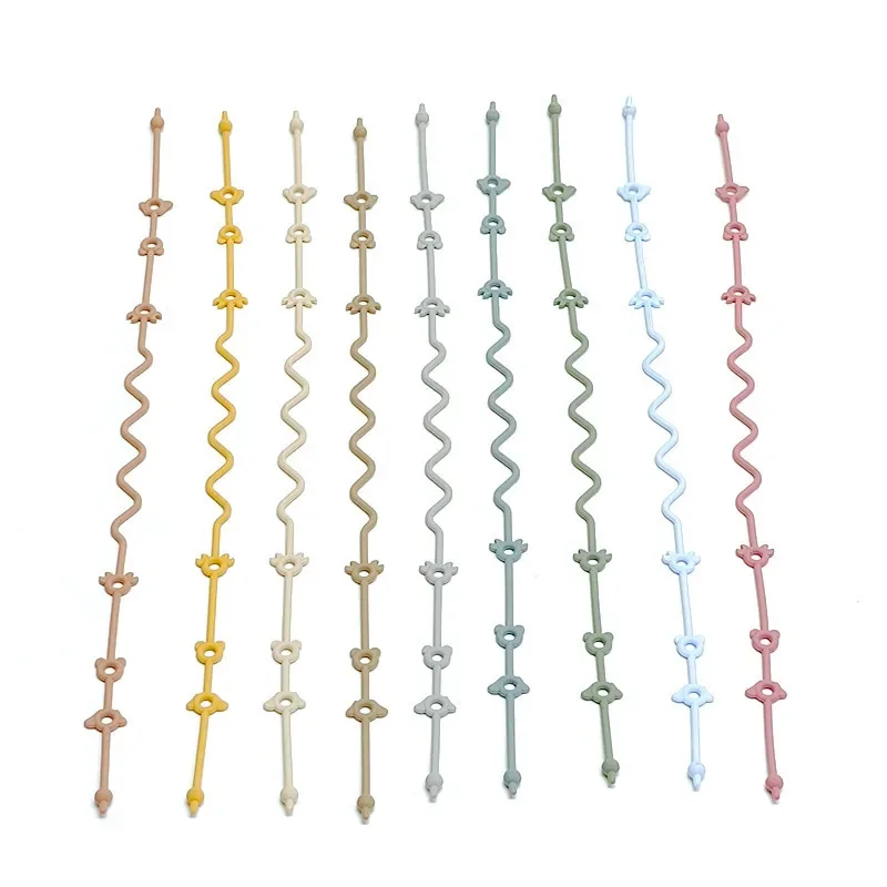 Pacifier Chain Baby Water Cup Toy Lanyard Baby Teether Pacifier Anti-Loss Chain Multifunctional Silicone Anti-Drop Chain