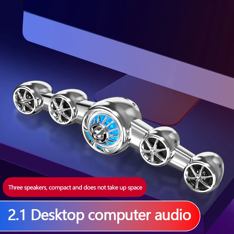 

Multimedia Creative Mobile Phone Laptop Desktop Computer Audio Personality Aircraft Type Heavy Subwoofer Bluetooth Small Speaker