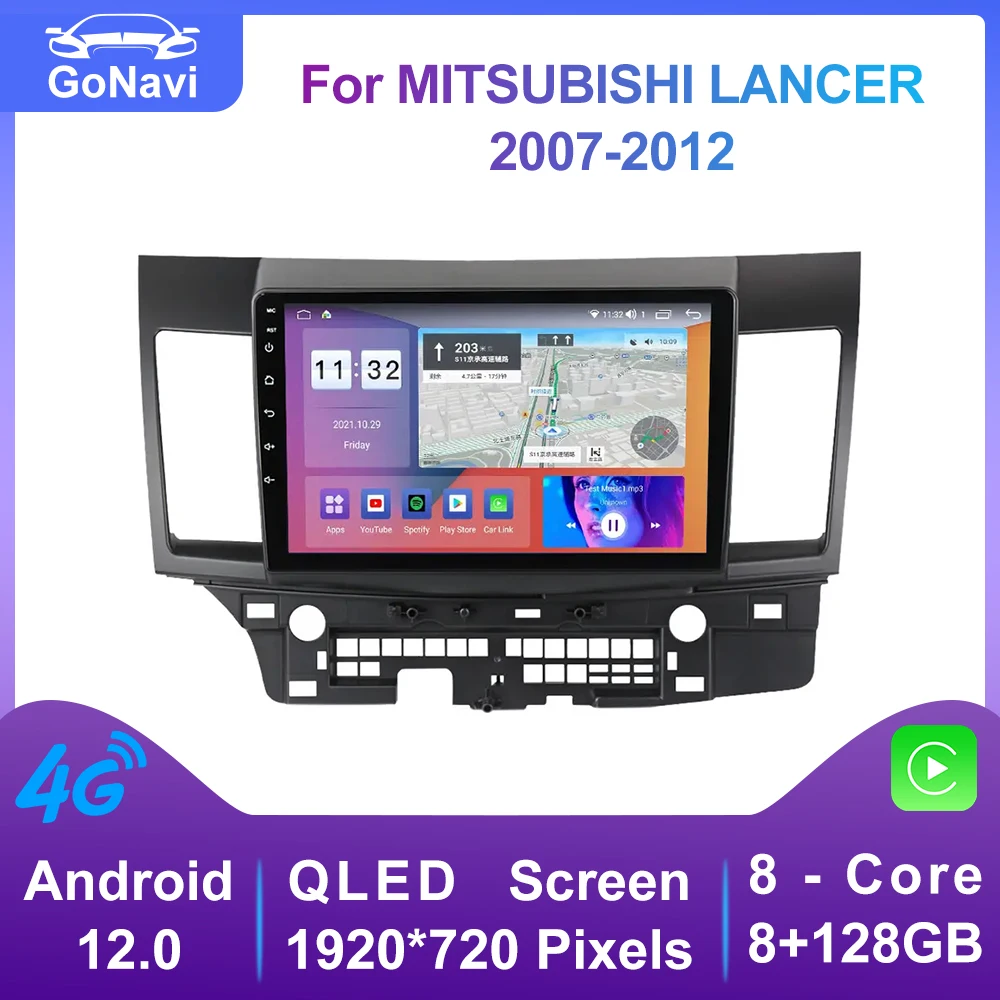 

Android 12 System Car Multimedia Player For MITSUBISHI LANCER 2007-2012 Car Stereo Radio Intelligent GPS Navigation Touch Screen