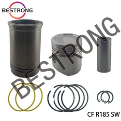 Overhaul Piston and Cylinder Liner Kit  For CF R185 ZR185 R190 ZR190 R192 ZR192 CFZ195 R195 Diesel Engine Spare Parts