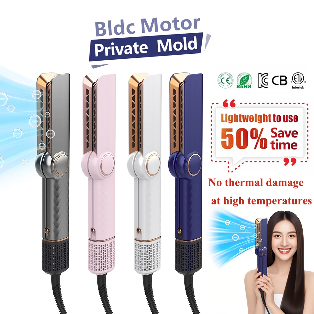 

Trending Hot Air Straightener Flat Iron Air Styler Wet to Dry Hair Straightening With Air Hair Flow Straightener