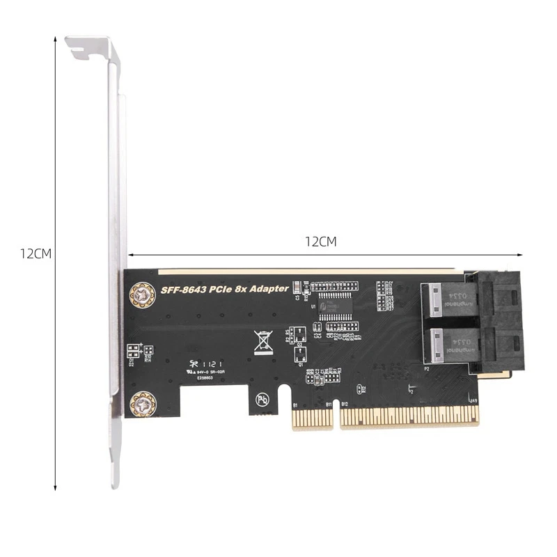 PCI-E8X To U.2 SFF8639 Adapter Nvme SSD PCI-E To U2 Adapter Card Adapter Board Expansion Card