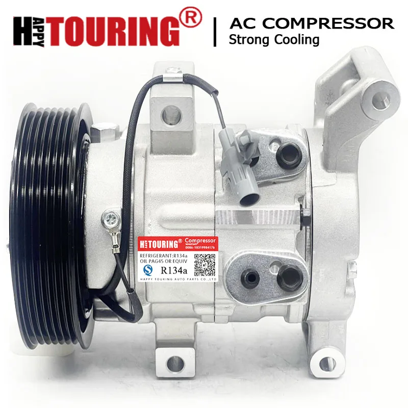 

10S11C A/C AC Air conditioning Compressor for Toyota Vitz Hilux Vigo Innova 447180-8300 88310-0K090 883100K090 4471808300