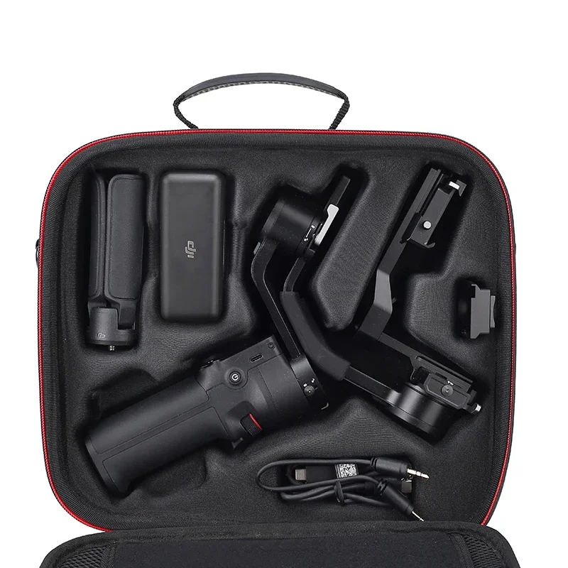 Portable Case Handheld Gimbal Tripod Microphone Storage Handbag Shoulder Bag for DJI RS 3 Mini Stabilizer Accessories