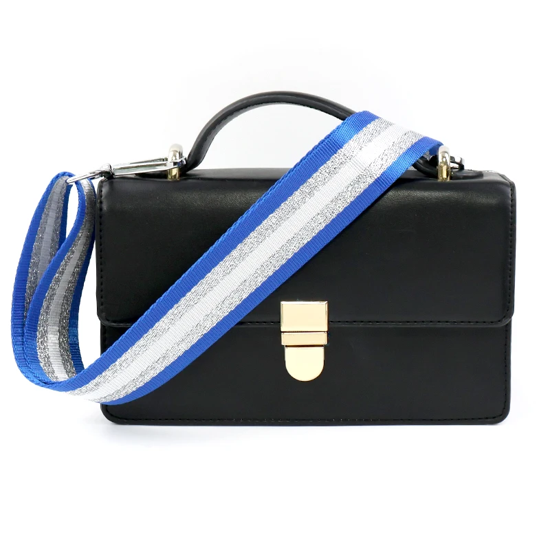 Deepeel 3,8 cm Damen-Taschenriemen, Farbe Silber, Seide, 80–130 cm, verstellbare Träger, One-Shoulder-Crossbody-Ersatztaschen-Zubehör – Detail 8
