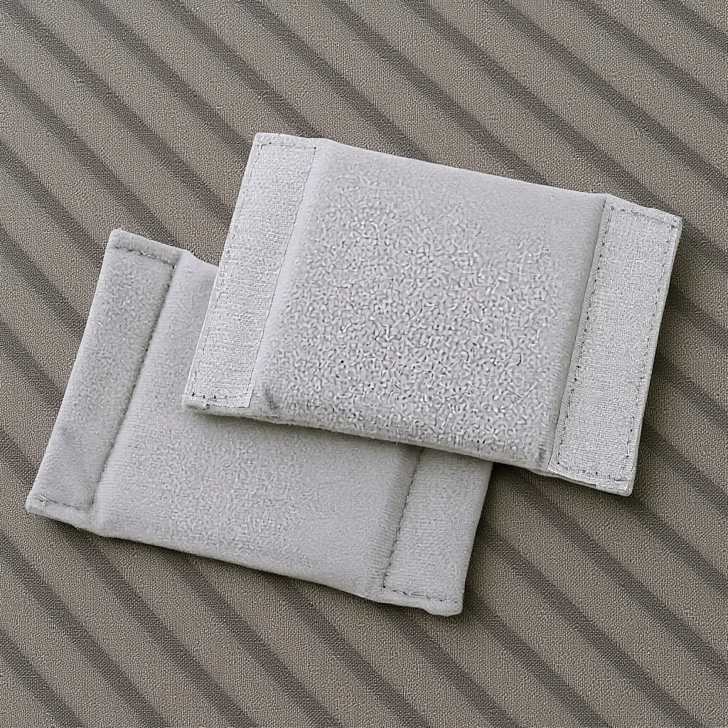 

2 Pcs Padded Camera Bag Insert Divider Silver Fiber Fleece Travel Organizer Small Inserts for Backpack Handbag Case Partition