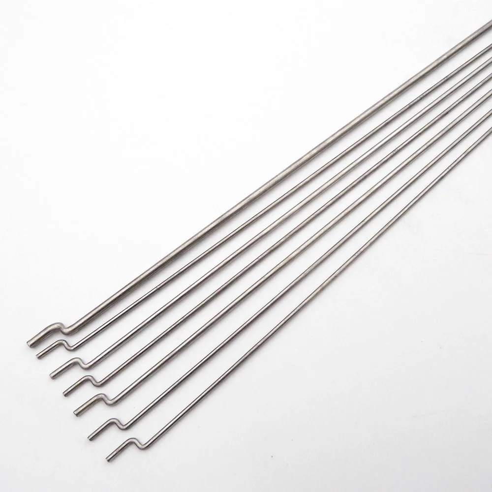 5 pz 1.5mm 1.8mm 2.0mm 2.5mm 3.0mm tirante sterzo asta di spinta collegamento Z forma asta per fai da te RC aereo barca marina