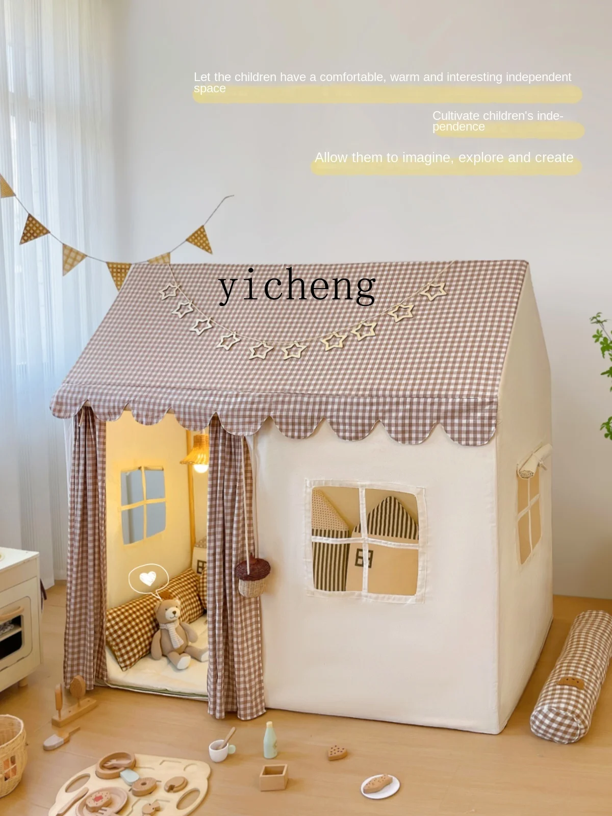 ZZ Zelt Indoor Kinderspielzeughaus Kleines Zelt Baby Home House Spielhaus