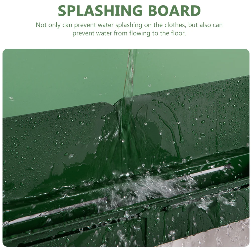 

Jojofuny Kitchen Sink Baffle Anti Splash Guard Waterproof Splatter Catcher for Sink