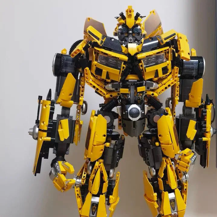 V5007 Creative Expert Ideas Transformation Dj Rambo Man Autobot Moc Bricks Technical Model Building Blocks Toys 5692pcs