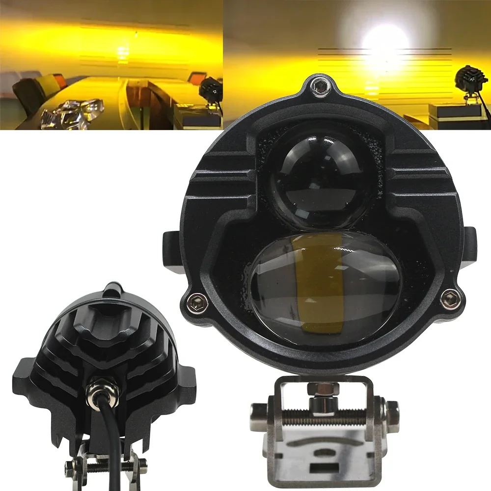 Factory 80w Bi LED Xenon Projector Lens Automatic Headlights Motorcycle Lighting Auto Lights Lens Kits 2.8 HIgh Low Beam Lights