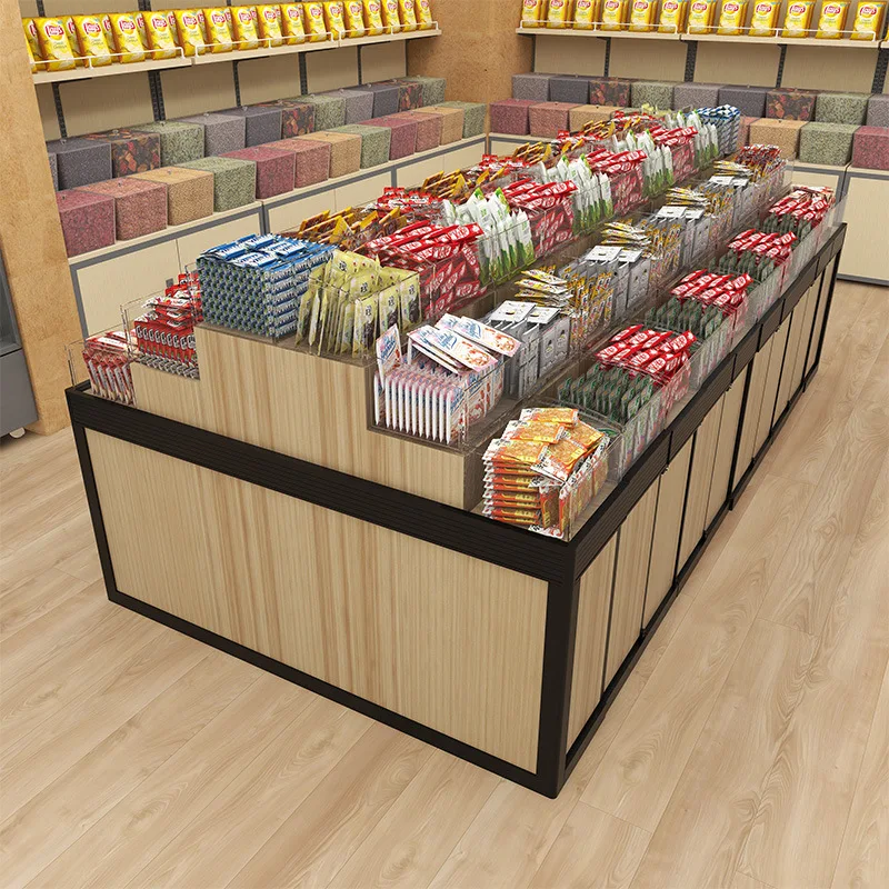 Supermarket Shelf Display Rack Zhongdao Cabinet Bulk Goods Bulk Scale Shelf Promotional Candy Rack Dry Goods Shelf