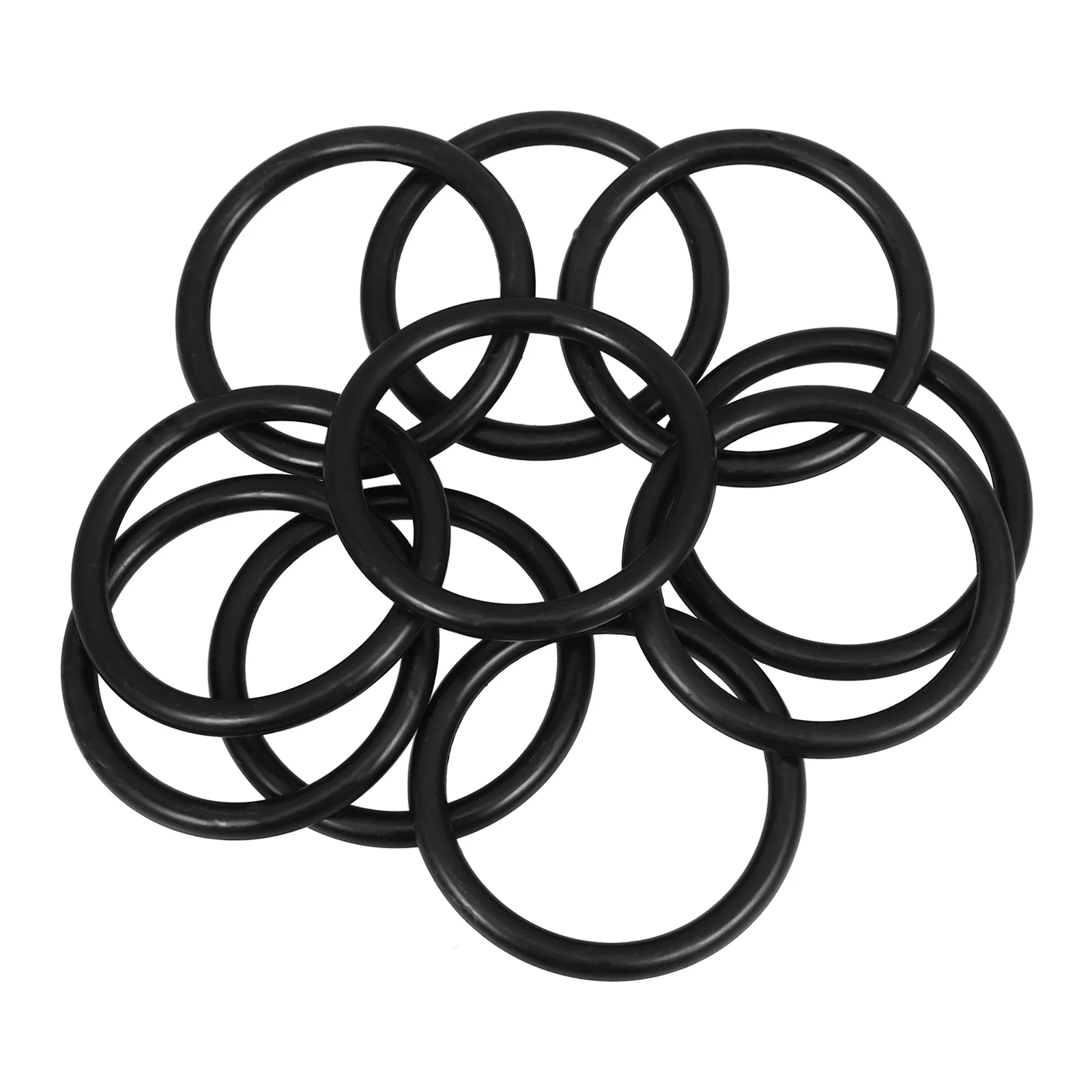 

10Pcs Singing Bowl Rubber Ring Gasket Pack Stable Cushion Sound Bowl Replacement Pad Decor Accessories Rubber Ring Pad