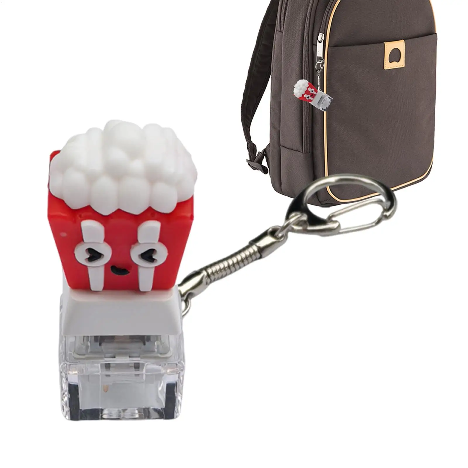 

Bag Charm Food Design Purse Charm Simulation Hamburger Button Keychain Pendant For Men Women Boys Girls Youth Teens Husband Son