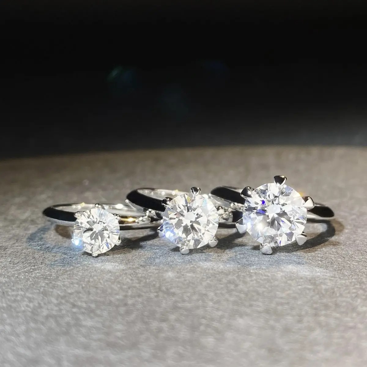 

PT950 platinum ring - classic six-prong morganite ring - D color morganite ring