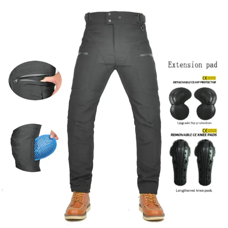 

Summer Super Breathable Motorcycle Riding Trousers Motocross Windbreaker Cycling Protection Jeans High Waist Soft Casual Pants