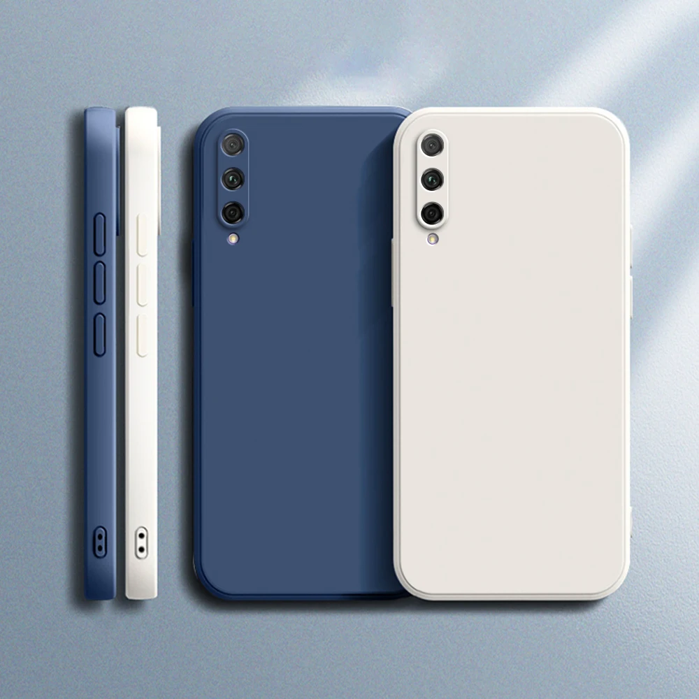 Original Phone Case for Huawei Y9S Psmart Pro 2019 Square Matte Silicone P Smart Pro Y9 S Soft Luxury Classic Cover Fundas