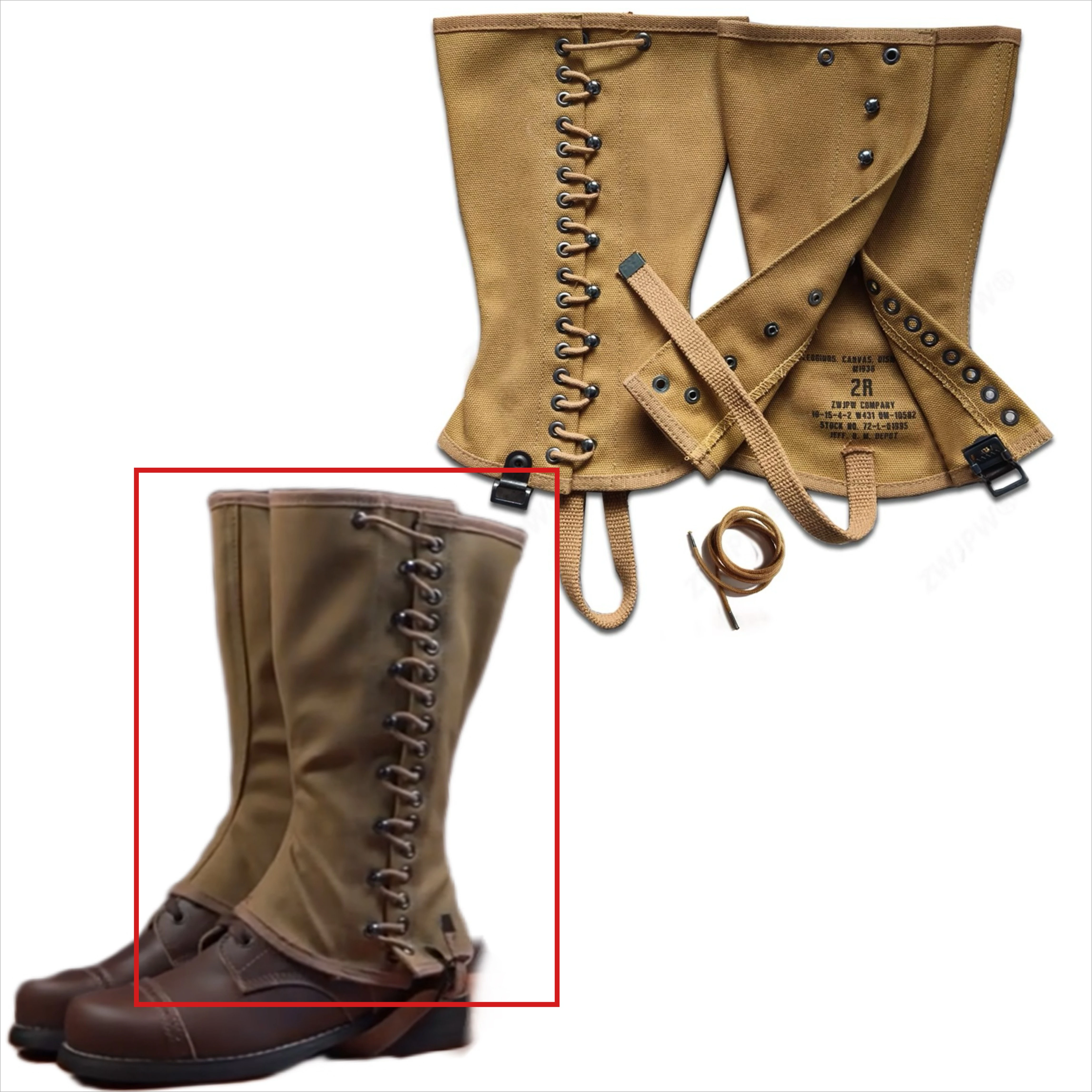 

Холщовые гетры в американском стиле M1938, леггинсы для ног, защита для ног для тренировок на открытом воздухе