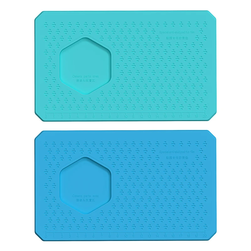 

TE-715 225*136mm High Temperature Resistant Silicone Insulation Pad Mobile Phone Tablet Film Application Anti-slip Mat