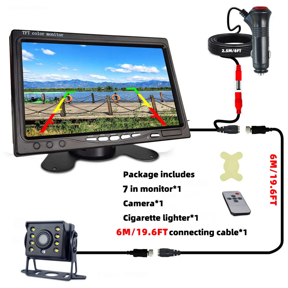 6m 7in monitor Kit