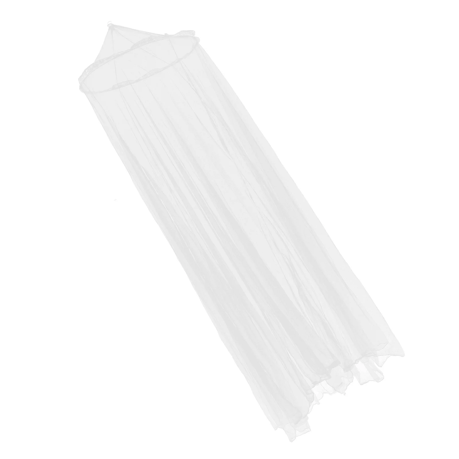 

Hanging Canopy for Bed Round Dome Mosquito Net Ceiling Mounted Easy Install Travel Friendly Design for Home Dormitory Outdoor