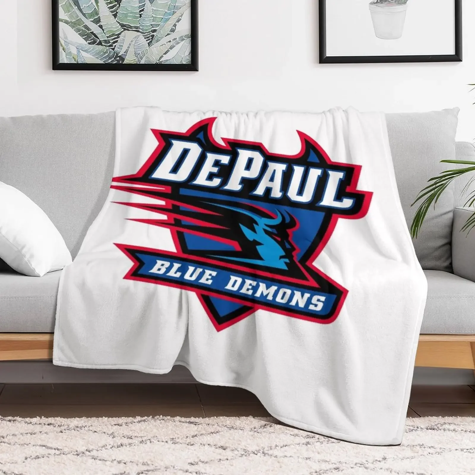 DePaul Blue Demons Throw Blanket Luxury St Tourist Blankets