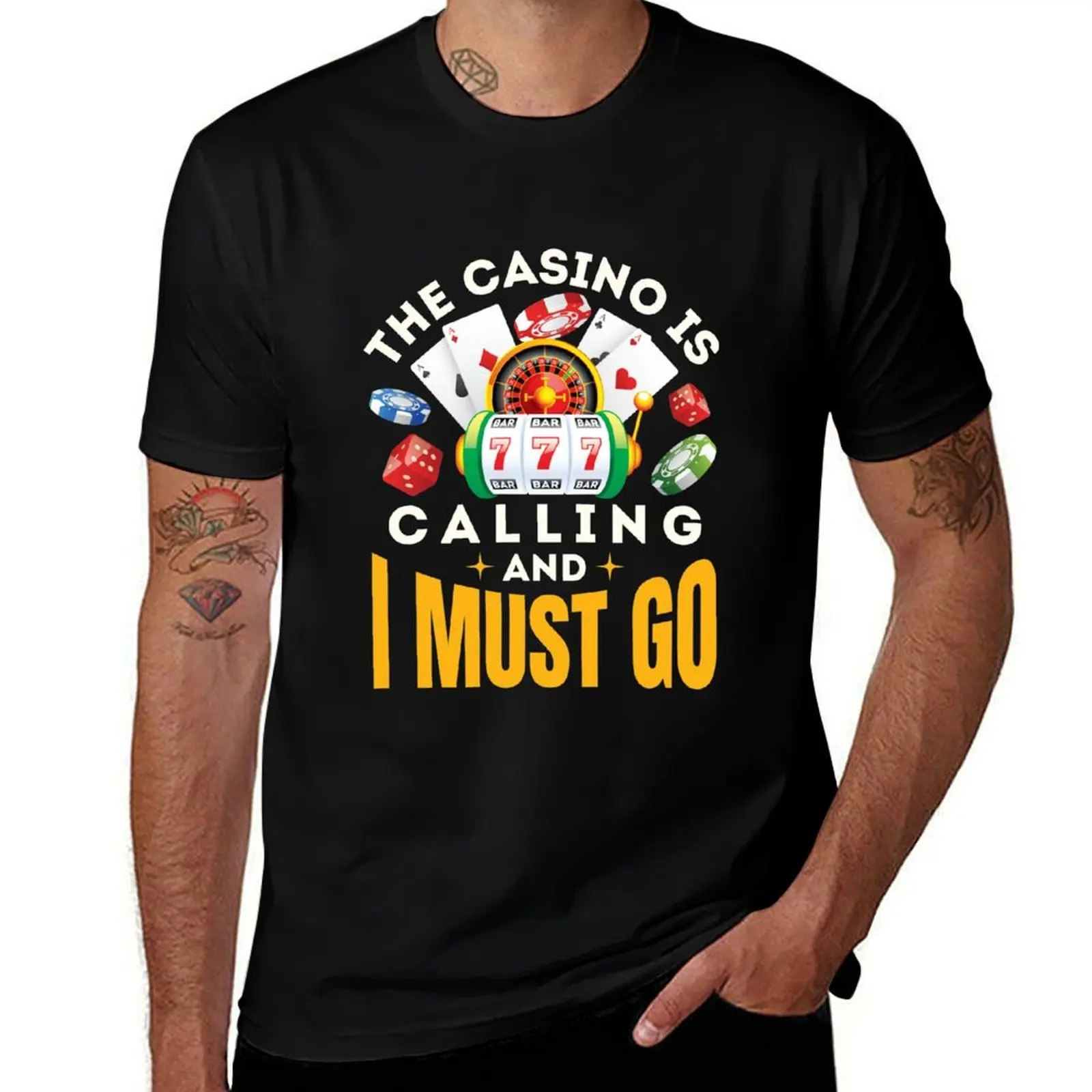 The Casino Is Calling and I Must Go T-Shirt Trend Art Print T-Shirt