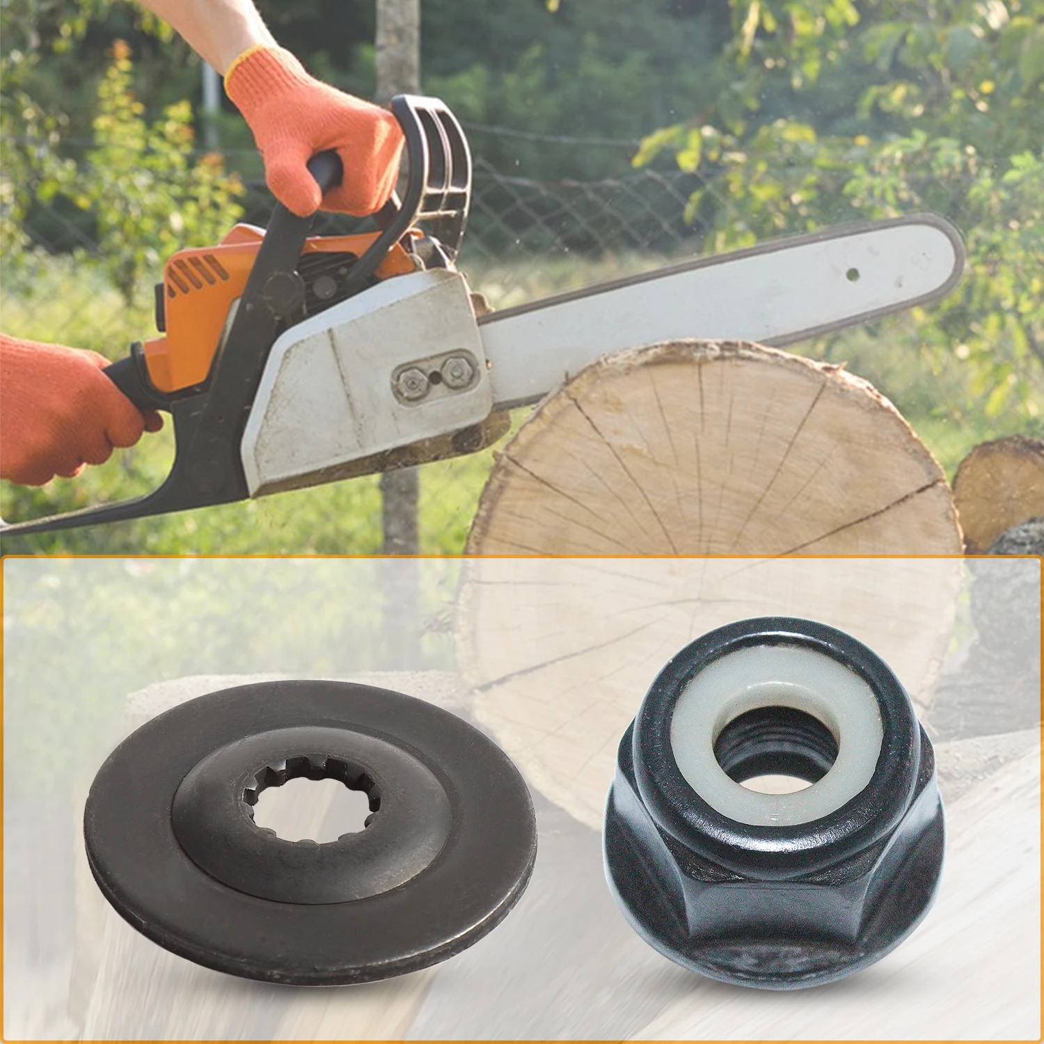 Blade Thrust Washer Collar Nut For Stihl FS55 FS76 FS80 FS85 FS90 FS94 FS100 FS120 FS130 FS200 FS250 FS86 FS87 FS87R FS88