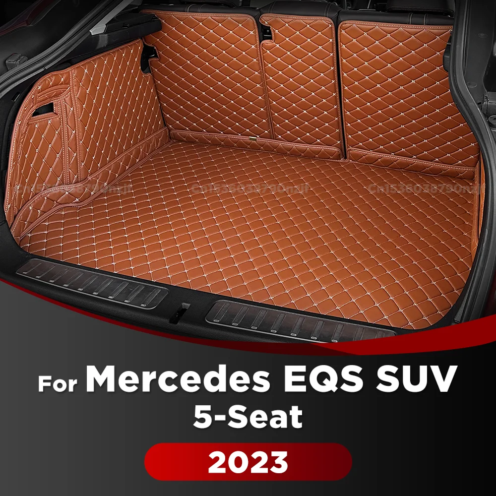 

Для Mercedes Benz EQS SUV 5-Seat 2023, авто полное покрытие, коврик для багажника, автомобильный чехол, коврик для багажника, аксессуары для интерьера
