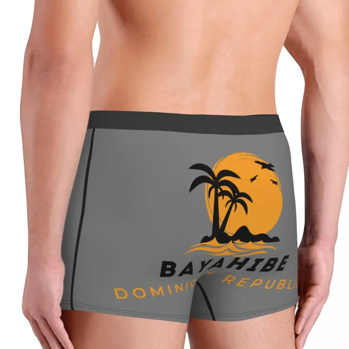 Benutzer definierte coole bayahibe domincan Republik Boxer Shorts Höschen männliche Unterhosen Stretch Slips Unterwäsche