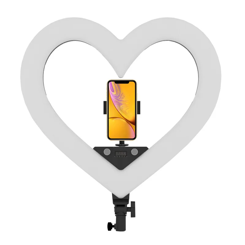 19-inch RGB seven-color cardioid live broadcast light fill lamp