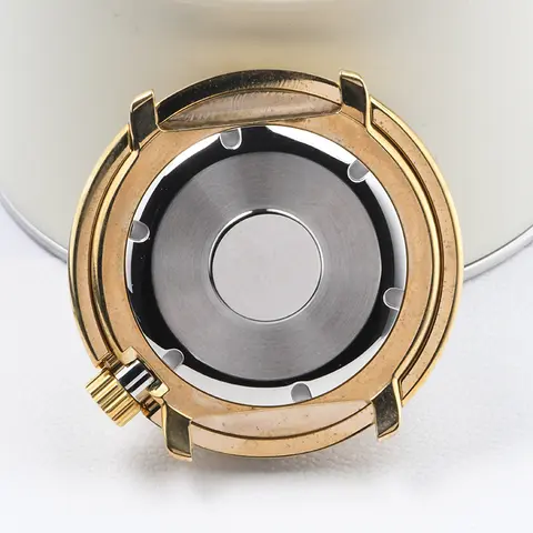 Klockboett Aluminiumbrons Super Luminous Tuna Can Safirglas Dykarklockboett passar Seiko för NH35/NH36 automatiskt urverk 10 best sales Seiko Tuna klockboett - №6