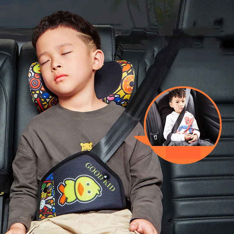 

Car Headrest Children's Sleeping Pillow Memory Cotton Pillow Rear Row Sleeping Artifact Vehicle Interior Articles Vehicle Pillow