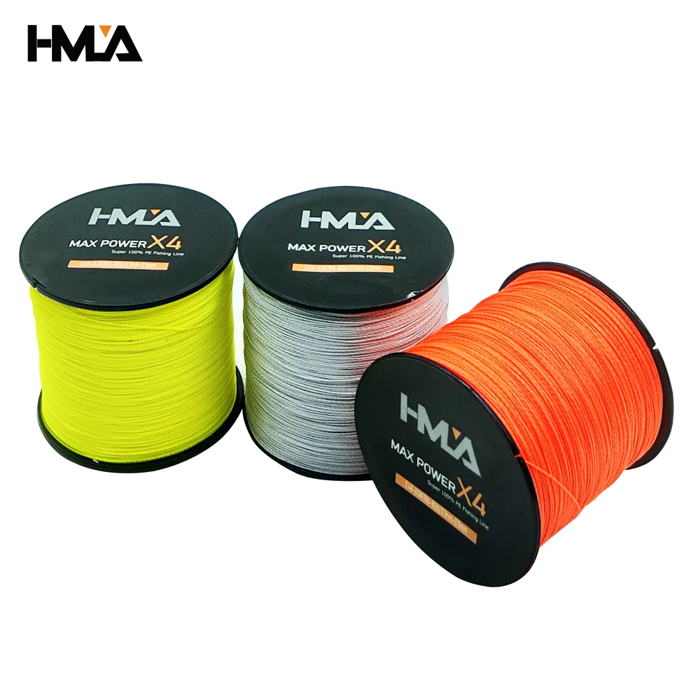 

HMLA Braided Fishing line 300M 500M 1000M 8 Strands Multifilament Fishing Wire Carp Fishing 20-100lb