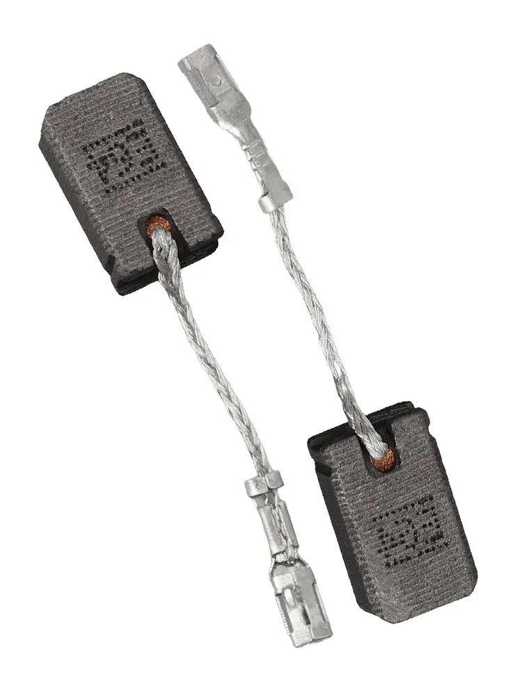2 pièces brosses en carbone pour meuleuse d'angle 1200W GWS12-125S/GWS12-150SE64 meuleuse d'angle à arrêt automatique brosses en carbone de remplacement 6X10
