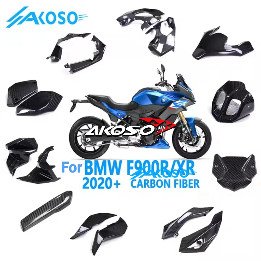 

Полный комплект обтекателя для мотоцикла из 100% углеродного волокна 3K, защита крыла, брызговик 2024 2023 2022 2021 для BMW F900 XR 2025