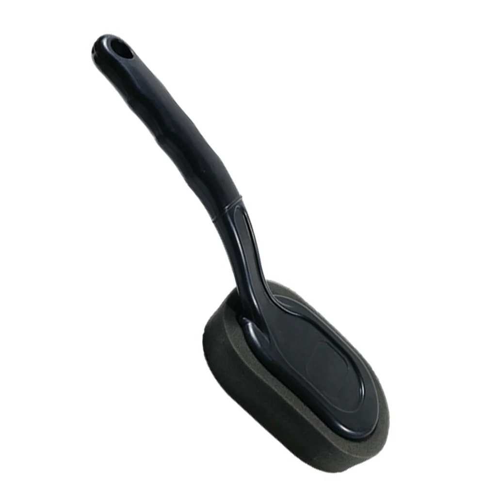 

Shine Brush With Handle Non-Scratch Tire Cleaning Brush For Wax Application Lightweight Tire Shine Applicator Pad Car Wash
