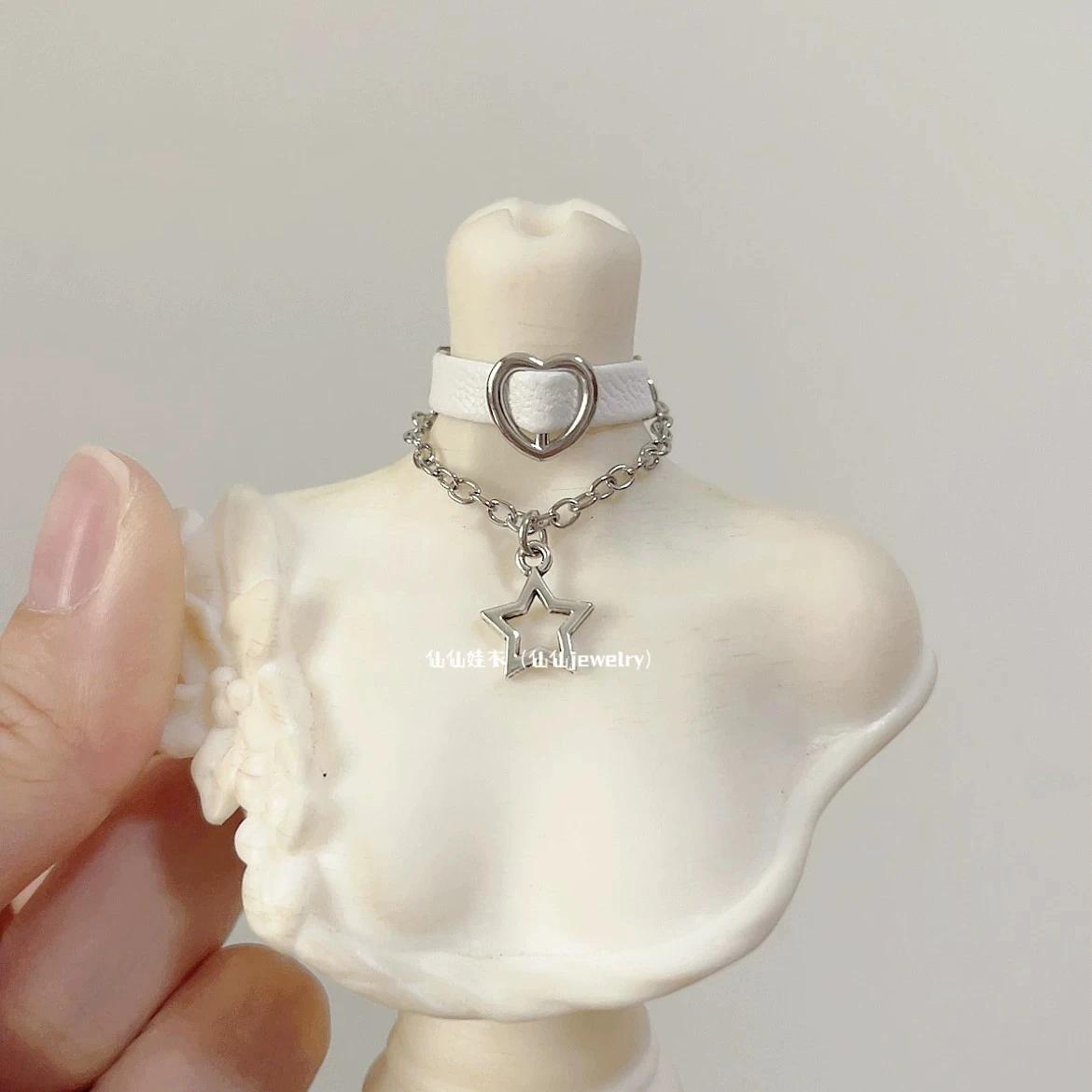 1/3 1/4 1/6 BJD Doll Jewellery Accessories Cute Y2K-style Heart And Stars Combination Necklace For BJD Doll DIY Dress Up