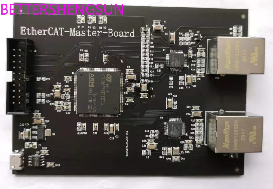 EtherCAT main station development board embedded STM32 servo motor control