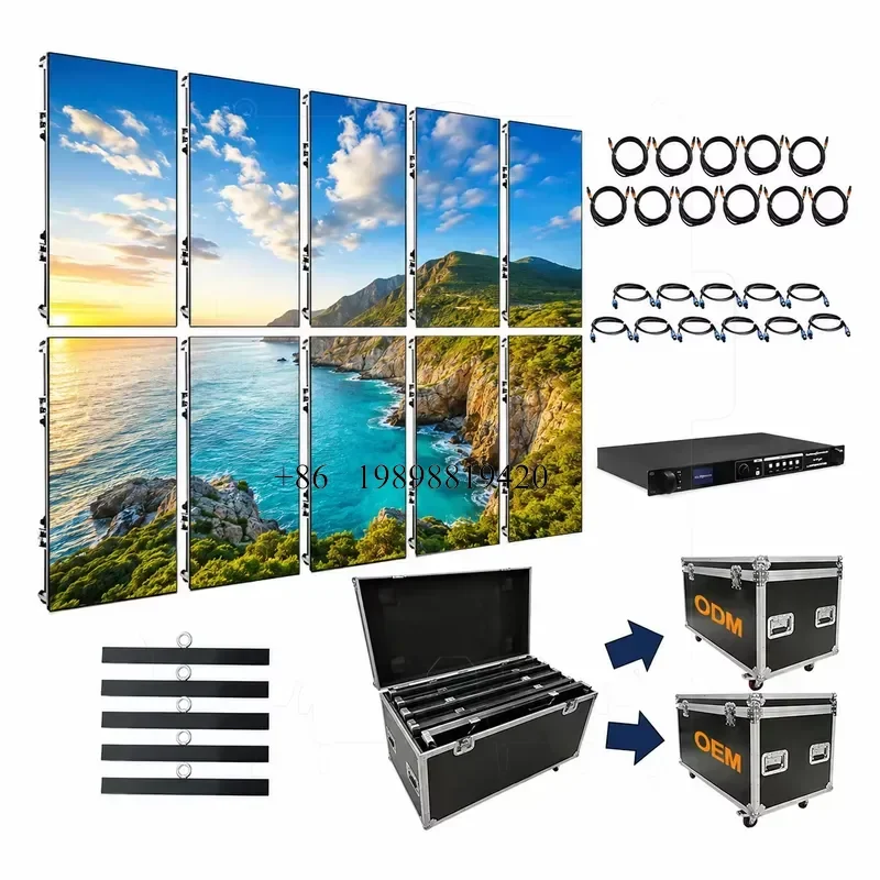 Wmwmnu for P2.6 P2.9 P3.91 High Refresh Rental LED Screen Quick Lock Assembly Rental LED Display for Live customized product