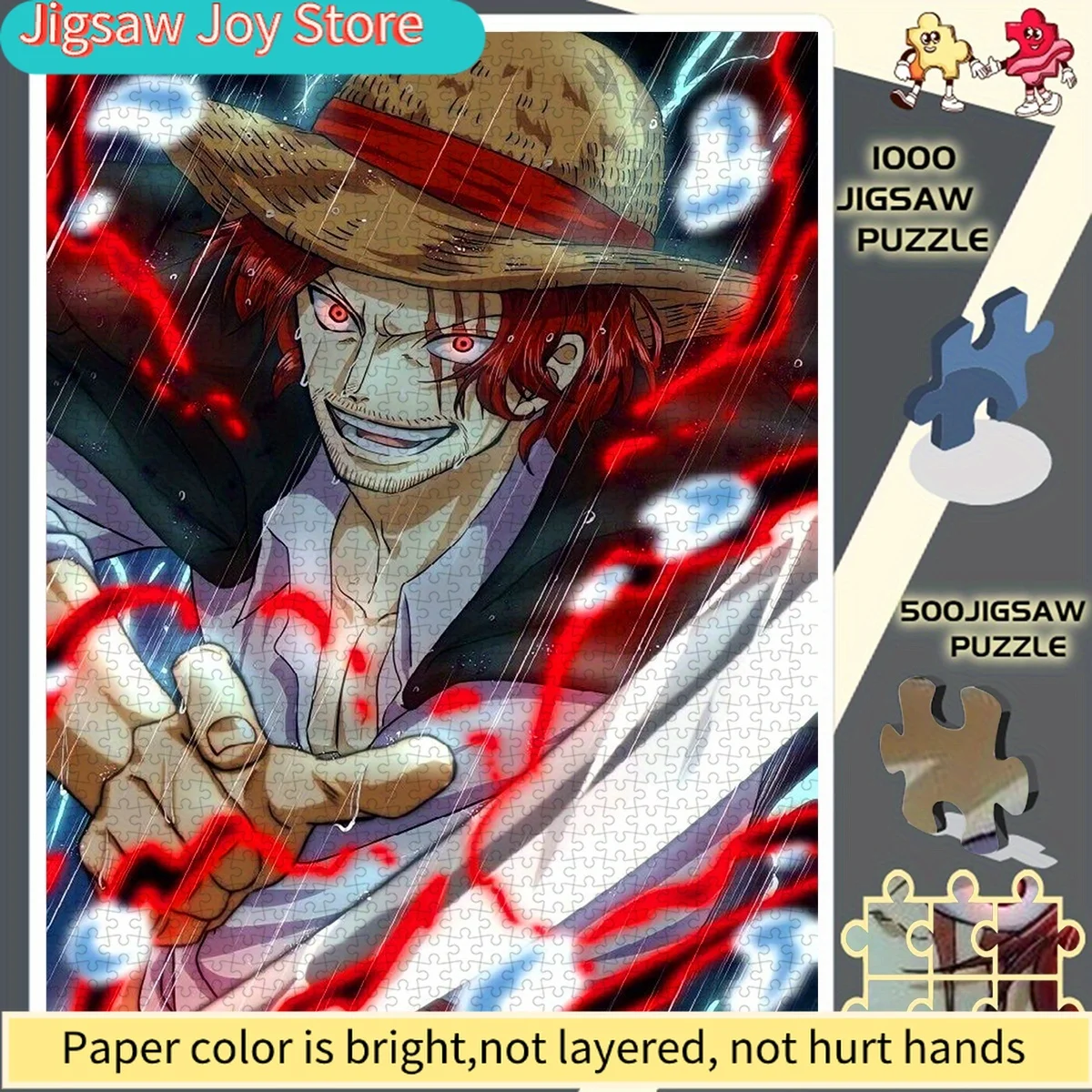 

Red-Haired Shanks' Dominant Debut Sword-Wielding Battle Frameless DIY Puzzle - Perfect Choice for DIY Enthusiasts - Paper Jigs