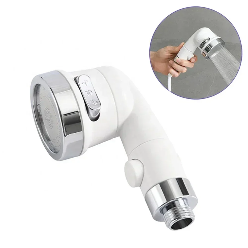 2025 Shampoo Bed Pressurized Water Stop Shower Head Hair Salon Barber Shop Faucet Three Mode Nozzle Bathroom Accessories 2024