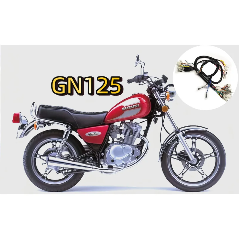 

Motorcycle Electrical Wiring Harness Wire Cable Line For Suzuki 125cc GN125 GN 125