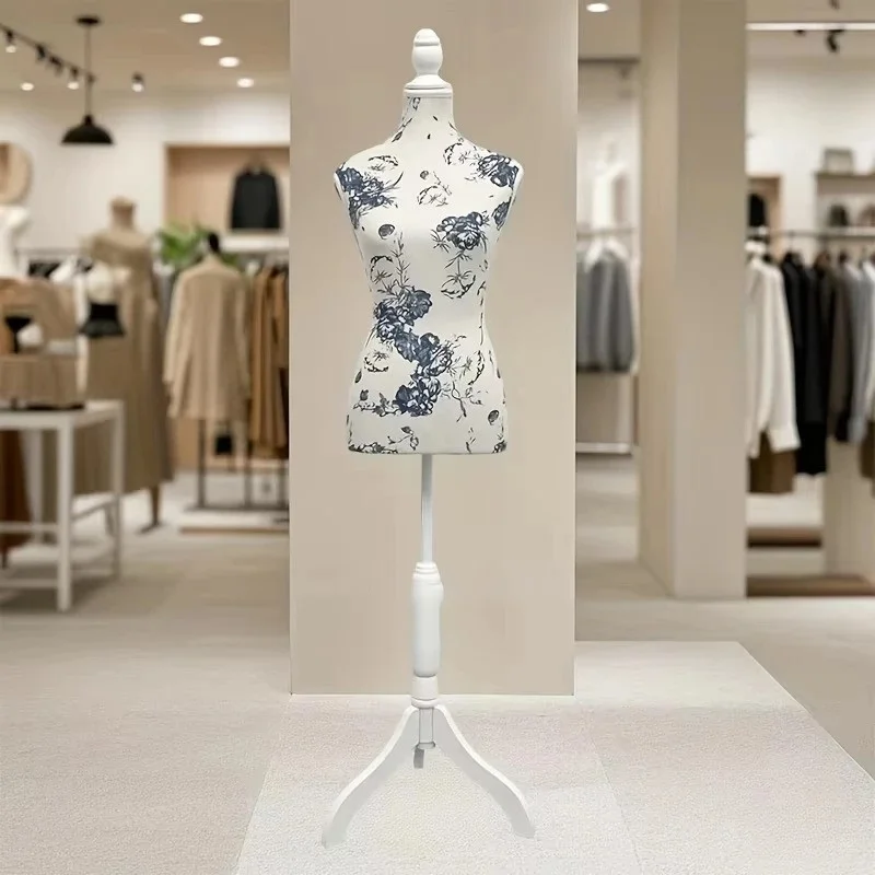 

Sewing PU Foam Tailor Female Mannequins Printed Linen Mannequin for Clothing Design Plastic Model Display Stand Can Be Pin